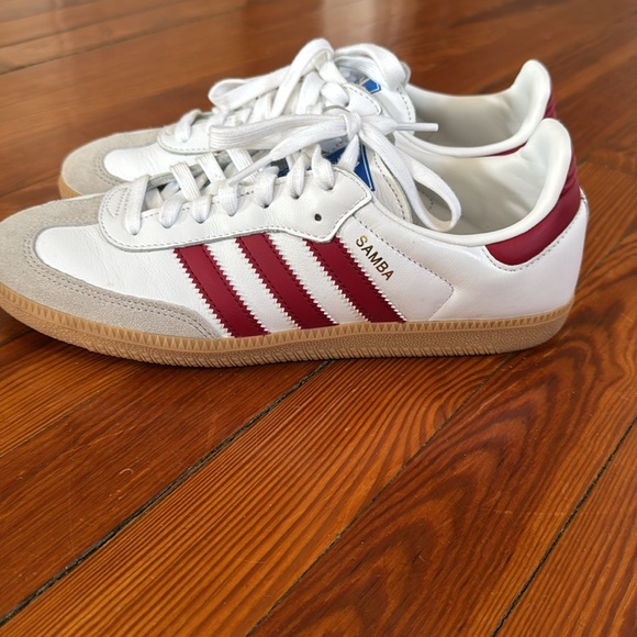 Adidas Samba Red Striped Sneakers - Picture 4 of 5